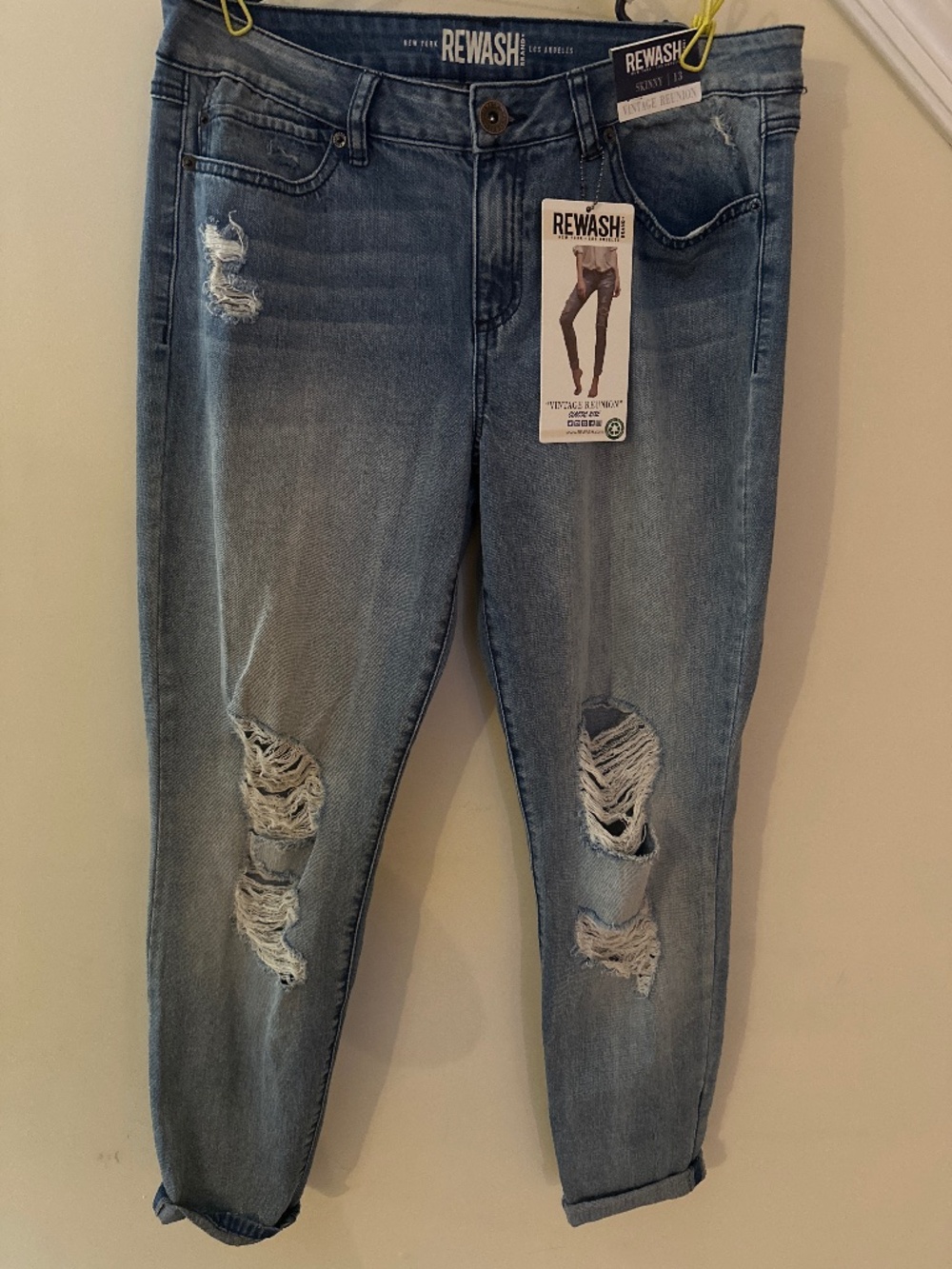 NWT rewash skinny jeans